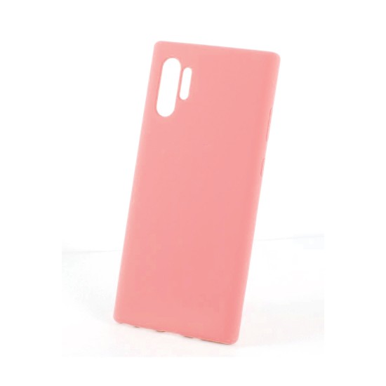 Capa de Silicone para Samsung Galaxy Note 10 Plus Rosa